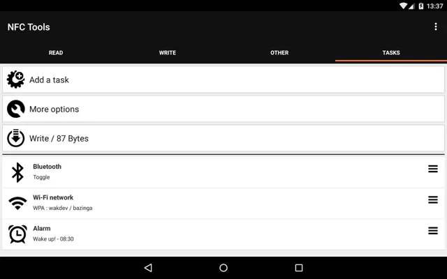 NFC Tools android App screenshot 7